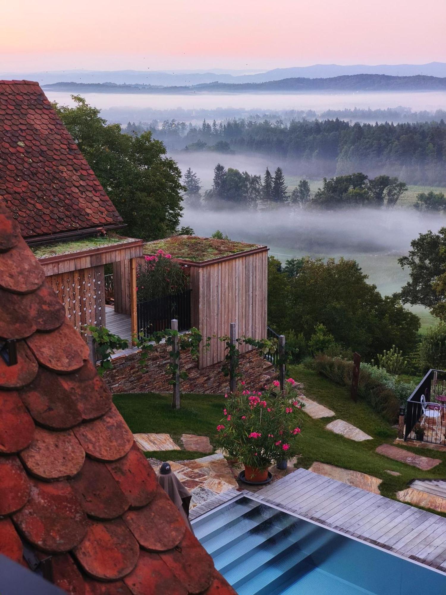Am Wildbachberg - Luxus Ferienhaeuser Mit Infinitypool, Privatsauna Und Weinkeller Дойчландсберґ Екстер'єр фото