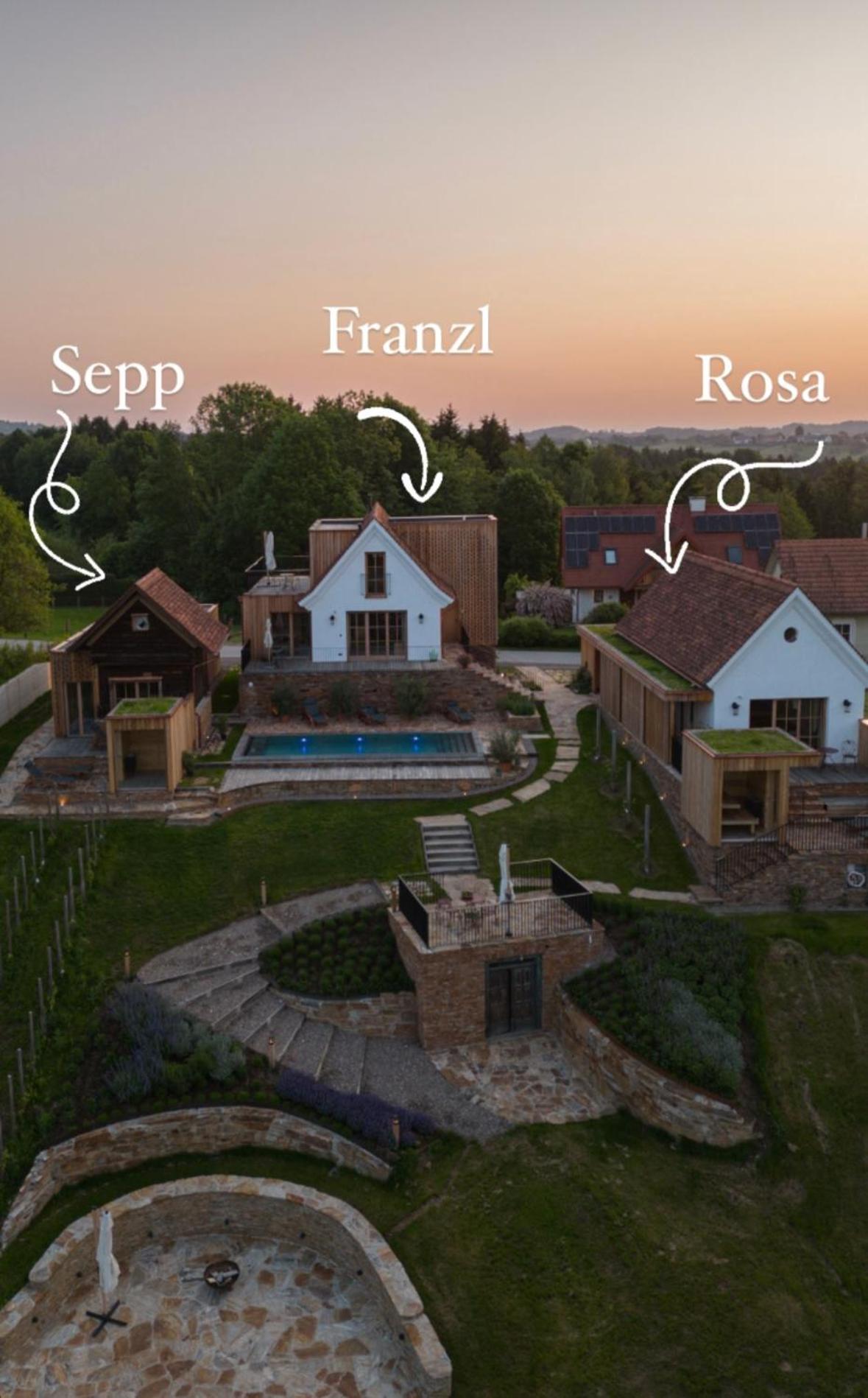 Am Wildbachberg - Luxus Ferienhaeuser Mit Infinitypool, Privatsauna Und Weinkeller Дойчландсберґ Екстер'єр фото