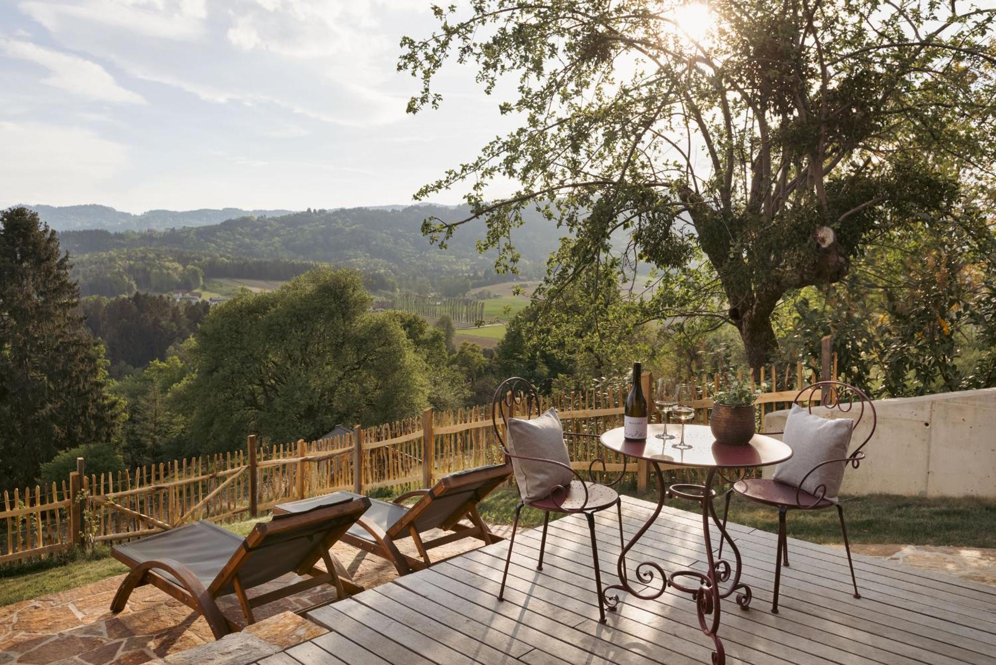 Am Wildbachberg - Luxus Ferienhaeuser Mit Infinitypool, Privatsauna Und Weinkeller Дойчландсберґ Екстер'єр фото
